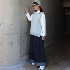 画像8: 【ista-ire】コットンハイゲージニット　サイドOPEN2WAYベスト (8)