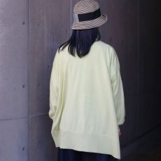 画像3: 【ista-ire】コットンハイゲージニット　ワイドカーディガン (3)