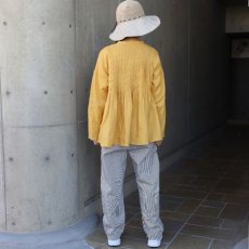 画像8: 【08Mab】14番手リネン前あきタックブラウス (8)