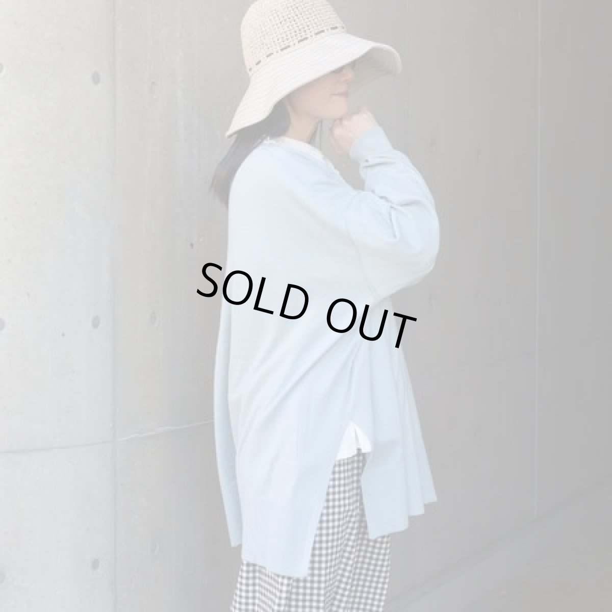 画像2: 【ista-ire】コットンハイゲージニット　ワイドカーディガン (2)