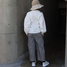 画像8: 【ista-ire】綿麻サンドウォッシュ　フリルカラーブラウス (8)