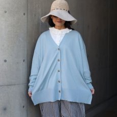 画像5: 【ista-ire】コットンハイゲージニット　ワイドカーディガン (5)