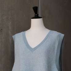 画像19: 【ista-ire】コットンハイゲージニット　サイドOPEN2WAYベスト (19)
