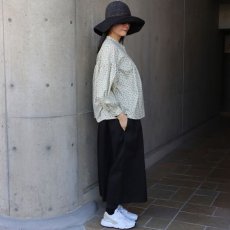 画像6: 【ista-ire】小花柄　ギャザーフレアブラウス (6)