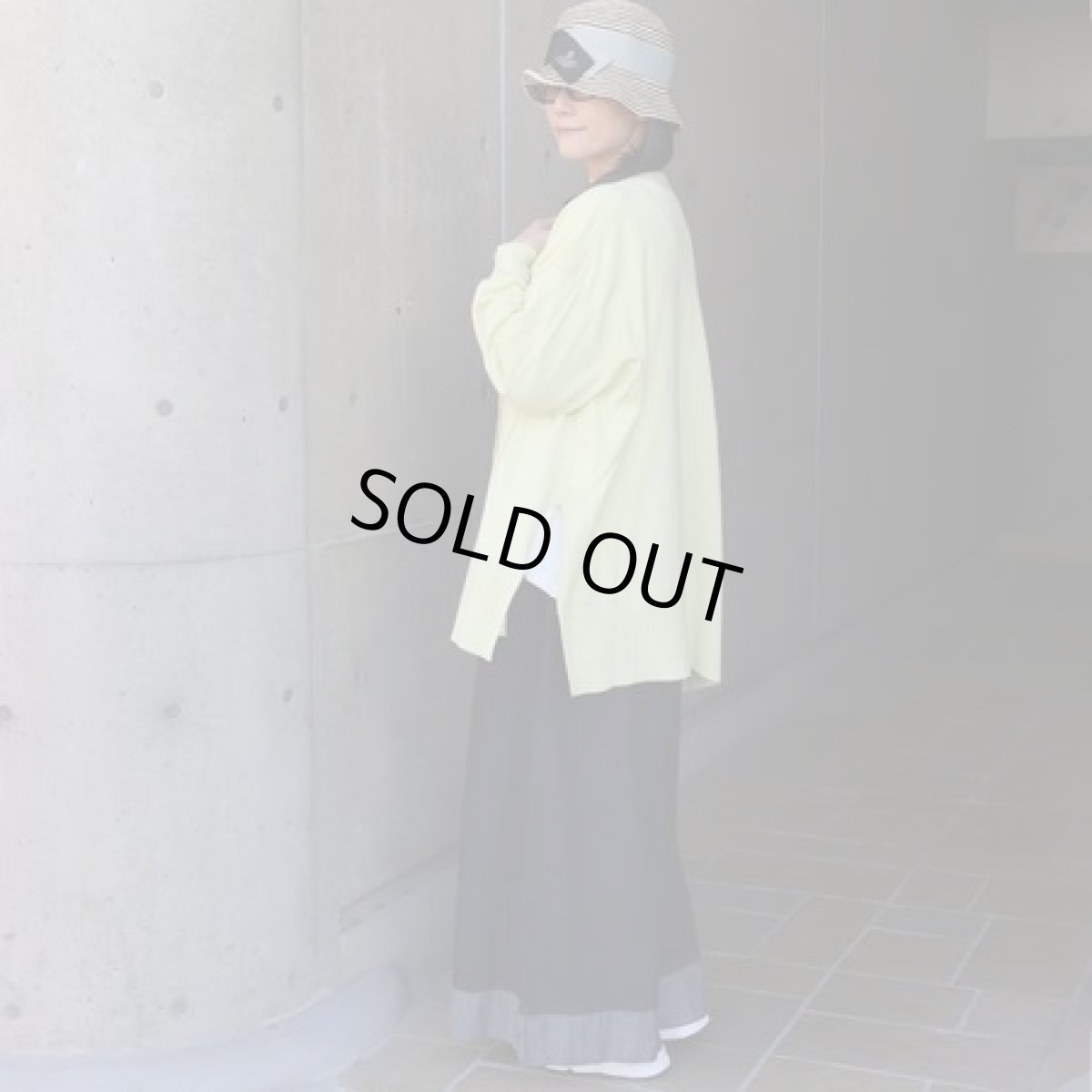 画像17: 【ista-ire】コットンハイゲージニット　ワイドカーディガン (17)