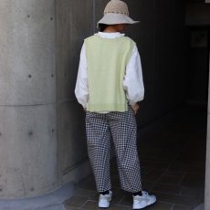 画像16: 【ista-ire】コットンハイゲージニット　サイドOPEN2WAYベスト (16)