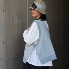 画像4: 【ista-ire】コットンハイゲージニット　サイドOPEN2WAYベスト (4)