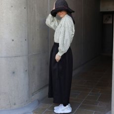 画像11: 【ista-ire】小花柄　ギャザーフレアブラウス (11)