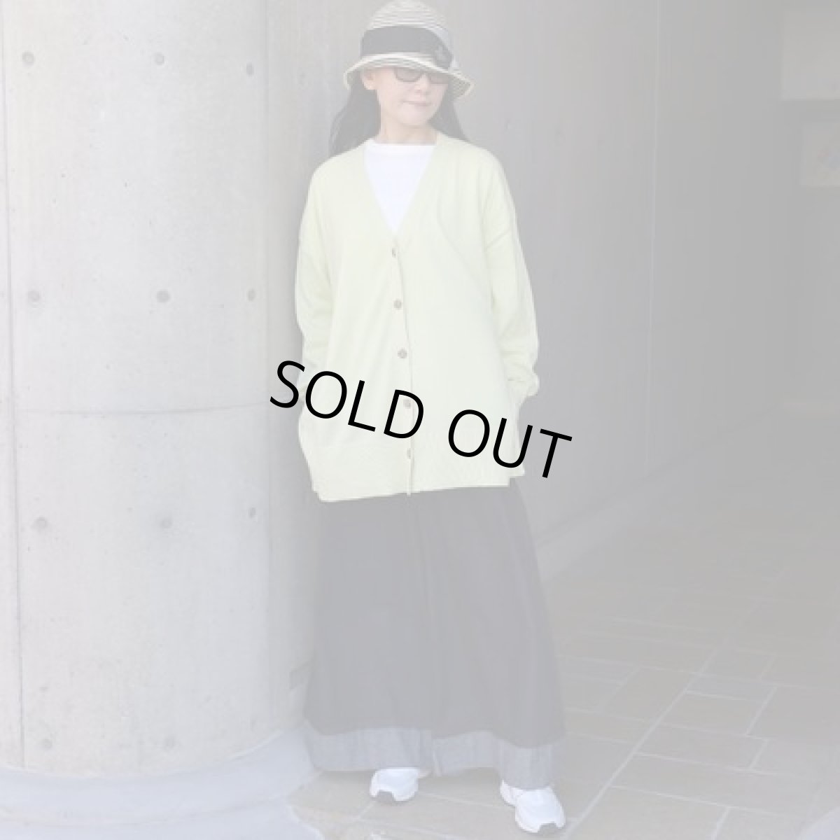 画像14: 【ista-ire】コットンハイゲージニット　ワイドカーディガン (14)