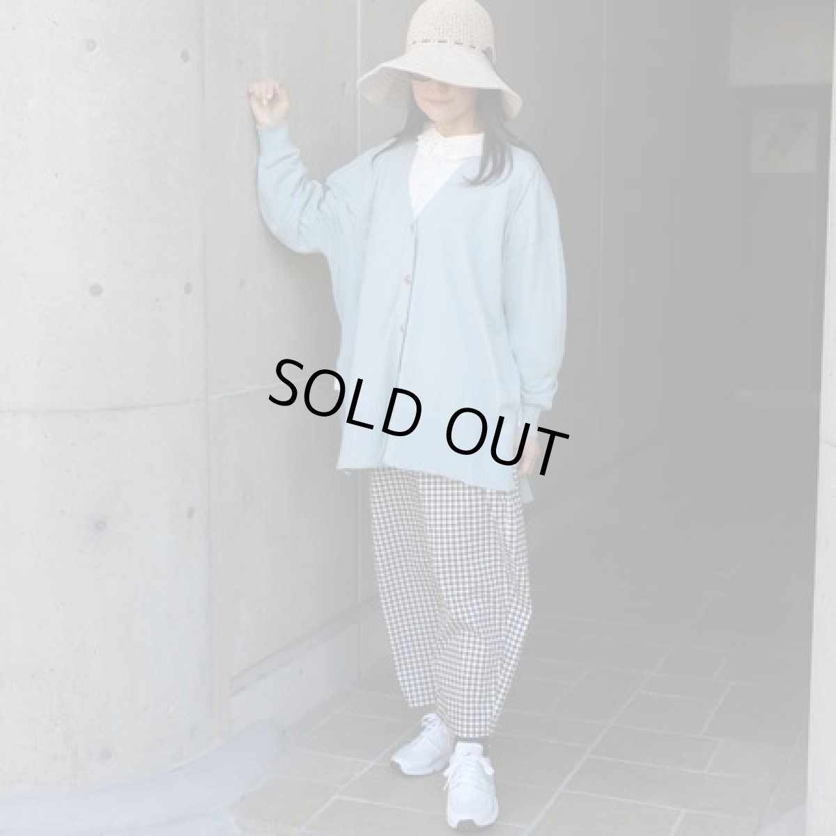 画像8: 【ista-ire】コットンハイゲージニット　ワイドカーディガン (8)