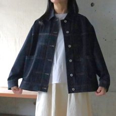 画像2: 【ista-ire】コットンデニムジャケット (2)