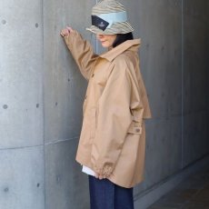 画像3: 【NARU FACTORY】40/2ギャバショートトレンチ (3)