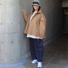 画像7: 【NARU FACTORY】40/2ギャバショートトレンチ (7)