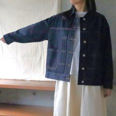 画像3: 【ista-ire】コットンデニムジャケット (3)
