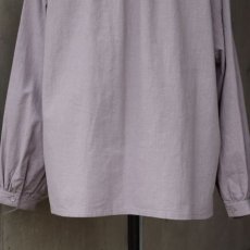 画像17: 【ista-ire】綿麻サンドウォッシュ　フリルカラーブラウス (17)