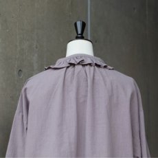 画像18: 【ista-ire】綿麻サンドウォッシュ　フリルカラーブラウス (18)