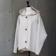 画像12: 【ista-ire】6.5oz甘撚りデニム　フードバルーンJK (12)