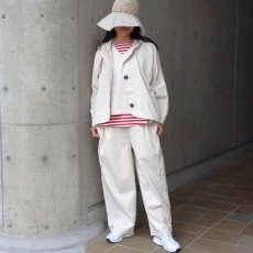 画像4: 【ista-ire】6.5oz甘撚りデニム　フードバルーンJK (4)