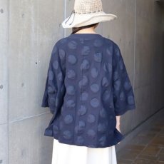 画像3: 【NARU FACTORY】綿麻シーチング塩縮 ワイドT (3)