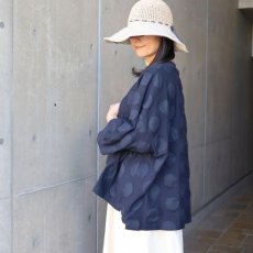 画像4: 【NARU FACTORY】綿麻シーチング塩縮 ワイドT (4)