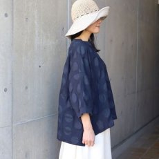 画像2: 【NARU FACTORY】綿麻シーチング塩縮 ワイドT (2)