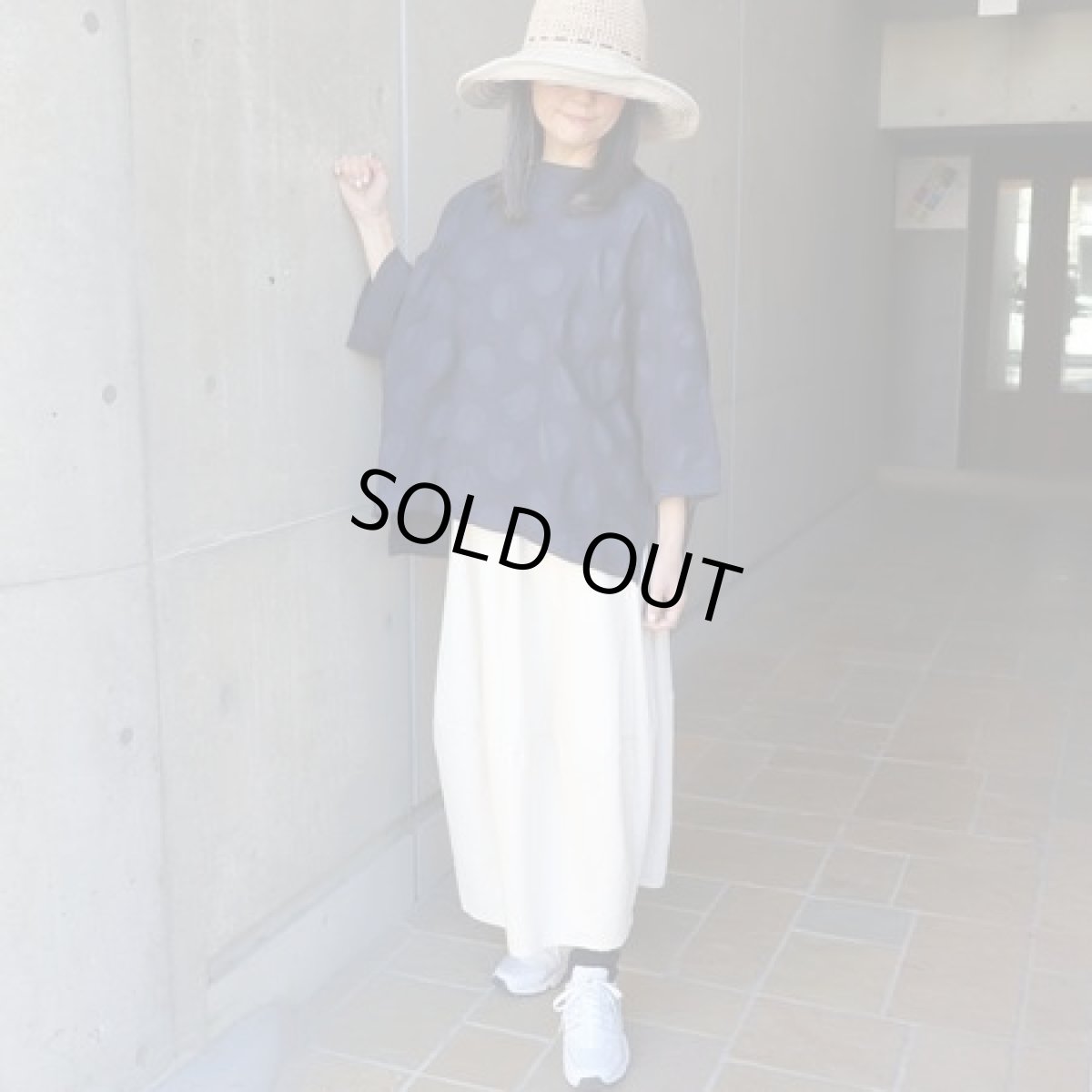 画像5: NARU FACTORY 綿麻シーチング塩縮 ワイドTシャツ (5)