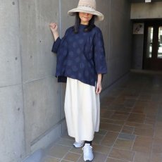 画像5: 【NARU FACTORY】綿麻シーチング塩縮 ワイドT (5)