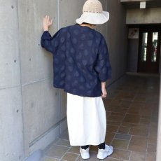 画像8: 【NARU FACTORY】綿麻シーチング塩縮 ワイドT (8)