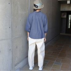 画像7: 【NARU FACTORY】2.25ozデニム ターキーシャツフリルネック (7)