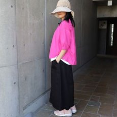 画像12: 【NARU FACTORY】綿レーヨンシルク タックカーディガン (12)