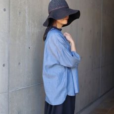 画像2: 【NARU FACTORY】2.26ozデニム リエカブラウス (2)