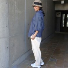 画像8: 【NARU FACTORY】2.25ozデニム ターキーシャツフリルネック (8)