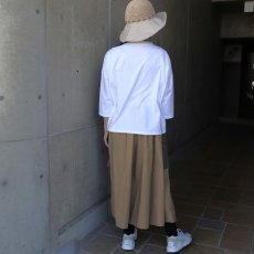 画像17: 【NARU FACTORY】スーピマコットンポンチ ワイド Tシャツ七分袖 (17)