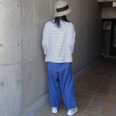 画像8: 【NARU FACTORY】スーピマコットンポンチBD ワイドＴ 七分袖 (8)