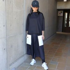 画像9: 【NARU FACTORY】スーピマコットンポンチ ワイド Tシャツ七分袖 (9)