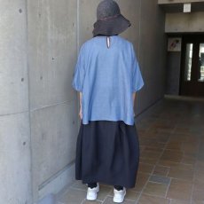 画像7: 【NARU FACTORY】2.26ozデニム リエカブラウス (7)