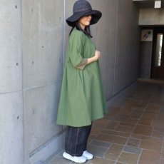 画像7: 【NARU FACTORY】シーチングハンドワッシャーチュニックワンピース (7)