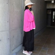 画像10: 【NARU FACTORY】綿レーヨンシルク タックカーディガン (10)