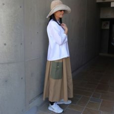 画像16: 【NARU FACTORY】スーピマコットンポンチ ワイド Tシャツ七分袖 (16)