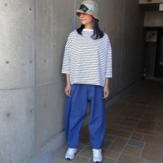 画像6: 【NARU FACTORY】スーピマコットンポンチBD ワイドＴ 七分袖 (6)