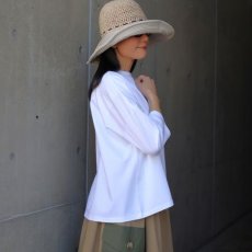 画像6: 【NARU FACTORY】スーピマコットンポンチ ワイド Tシャツ七分袖 (6)