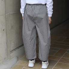 画像4: 【NARU FACTORY】ブロードチェック柄エッグパンツ (4)