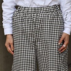 画像7: 【NARU FACTORY】ブロードチェック柄エッグパンツ (7)