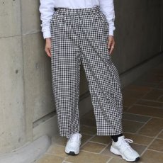 画像2: 【NARU FACTORY】ブロードチェック柄エッグパンツ (2)