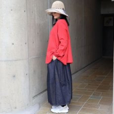 画像10: 【NARU FACTORY】ダブルガーゼ ワイドフレアブラウス(2WAY) (10)