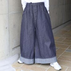 画像12: 【NARU FACTORY】8オンスムラデニム ノッポバギーパンツ (12)