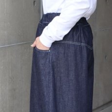 画像9: 【NARU FACTORY】8オンスムラデニム ノッポバギーパンツ (9)