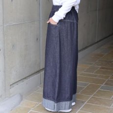 画像6: 【NARU FACTORY】8オンスムラデニム ノッポバギーパンツ (6)