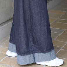 画像11: 【NARU FACTORY】8オンスムラデニム ノッポバギーパンツ (11)