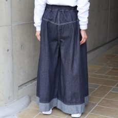 画像4: 【NARU FACTORY】8オンスムラデニム ノッポバギーパンツ (4)